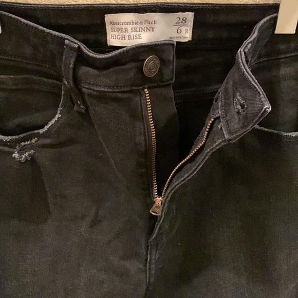 Abercrombie & Fitch Super Skinny High Rise Jeans - Picture 8 of 8